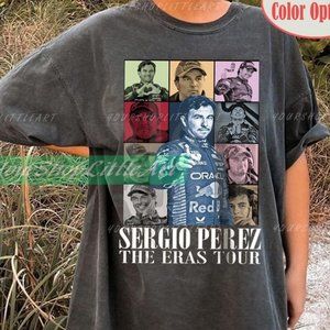 Sergio Perez The Eras Tour Vintage Racing Graphic T-shirt Formula Racing Tshirt